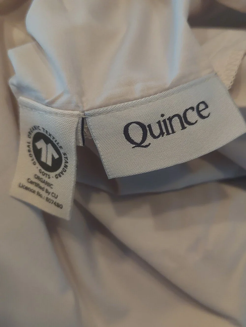 NWT! Quince 100% Organic Cotton Percale Sand Duvet & Shams! Full/ Queen (911)